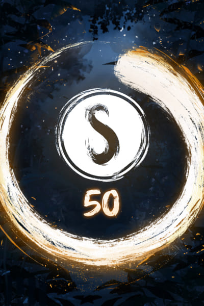 50 Münzen akkumulieren